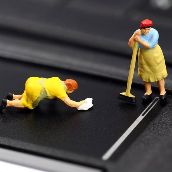 طريقة تنظيف الكمبيوتر